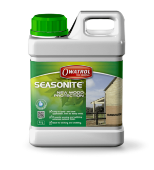 Owatrol Seasonite Packaging - New wood protection