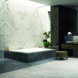 marble-effect tiles