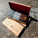 Sample box with samples inside